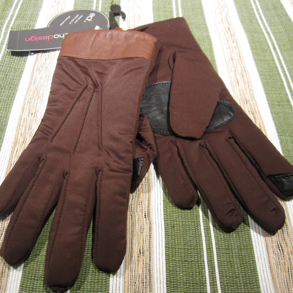EchoTouch Design Gloves sz M  nylon. spandex and sheepskin